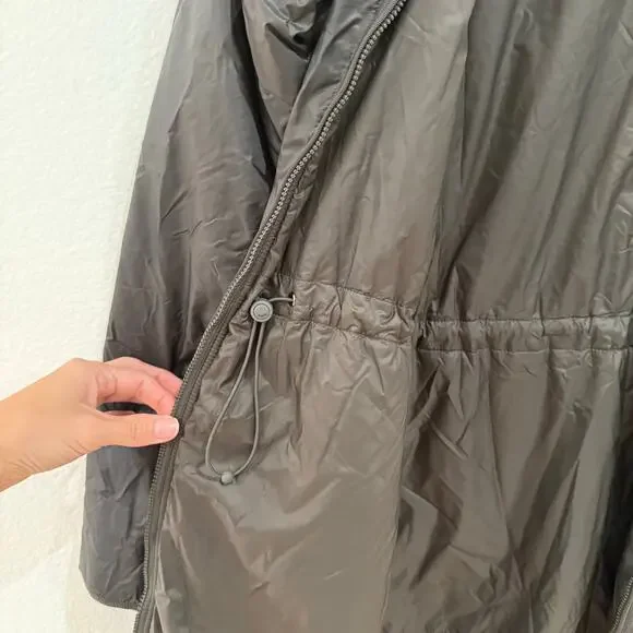 Athleta Summit Primaloft Insulated Parka Jacket Black Size Small